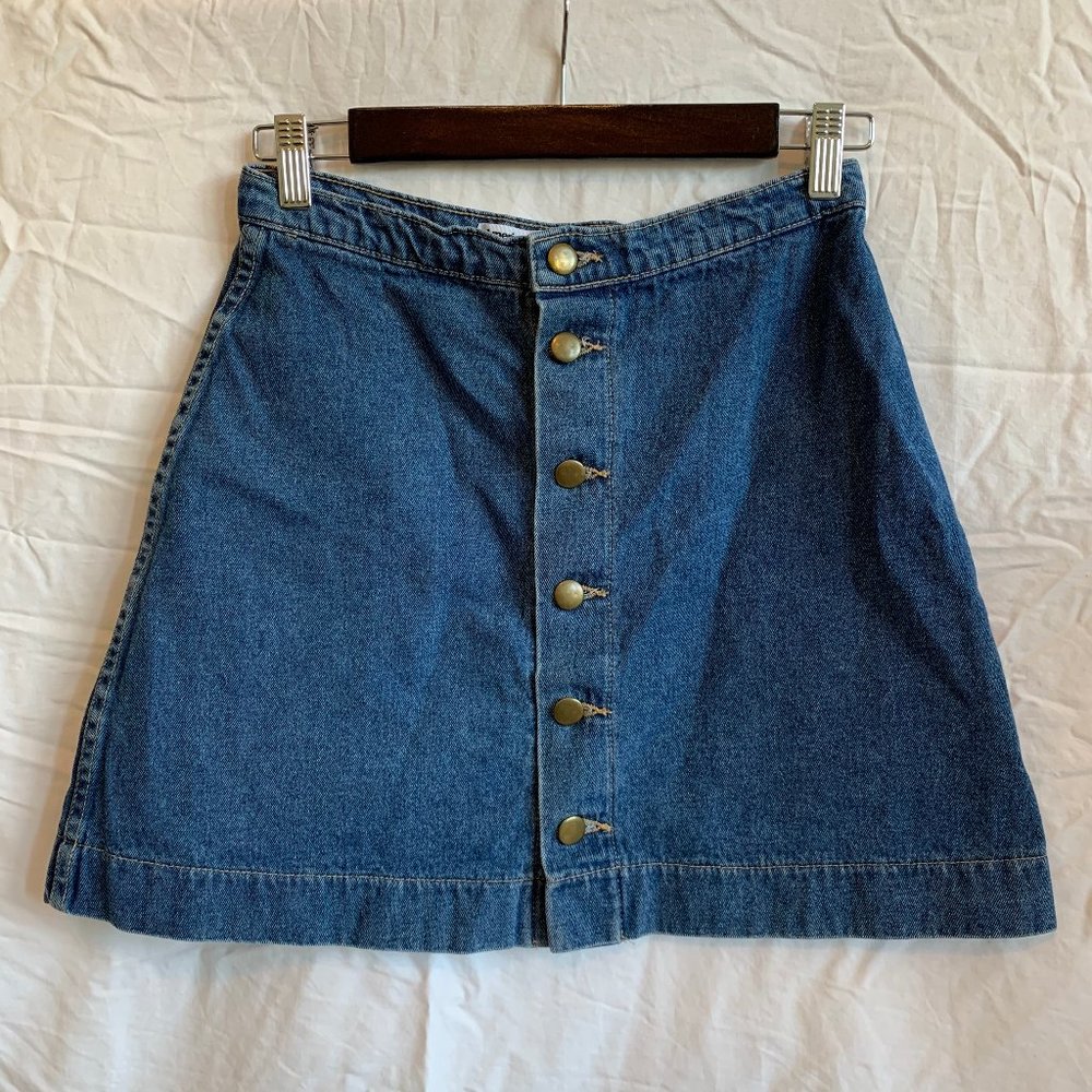 American apparel Denim Skirt